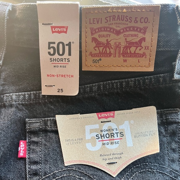 LEVIS 501 SHORTS - Picture 6 of 8